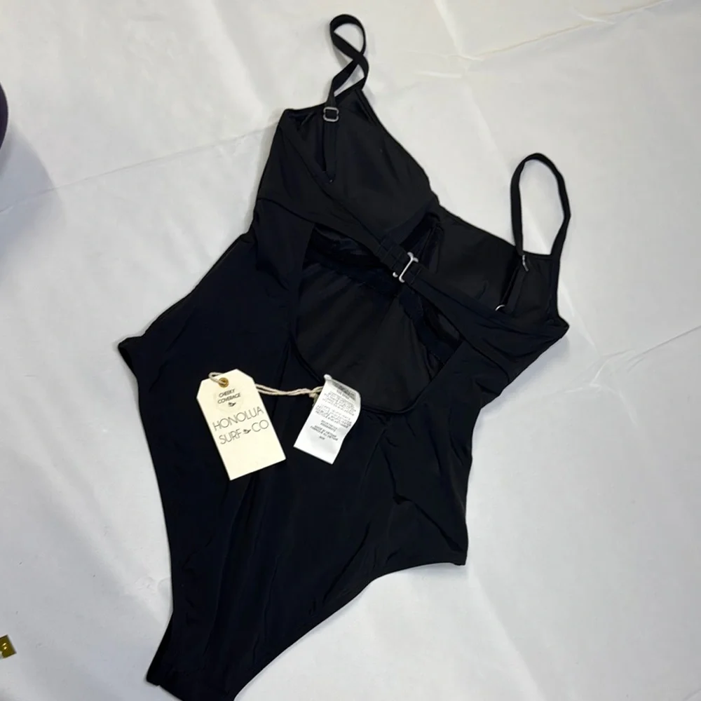 Honolua Mahalo Black One-Piece Swimsuit - Picture 2 of 7